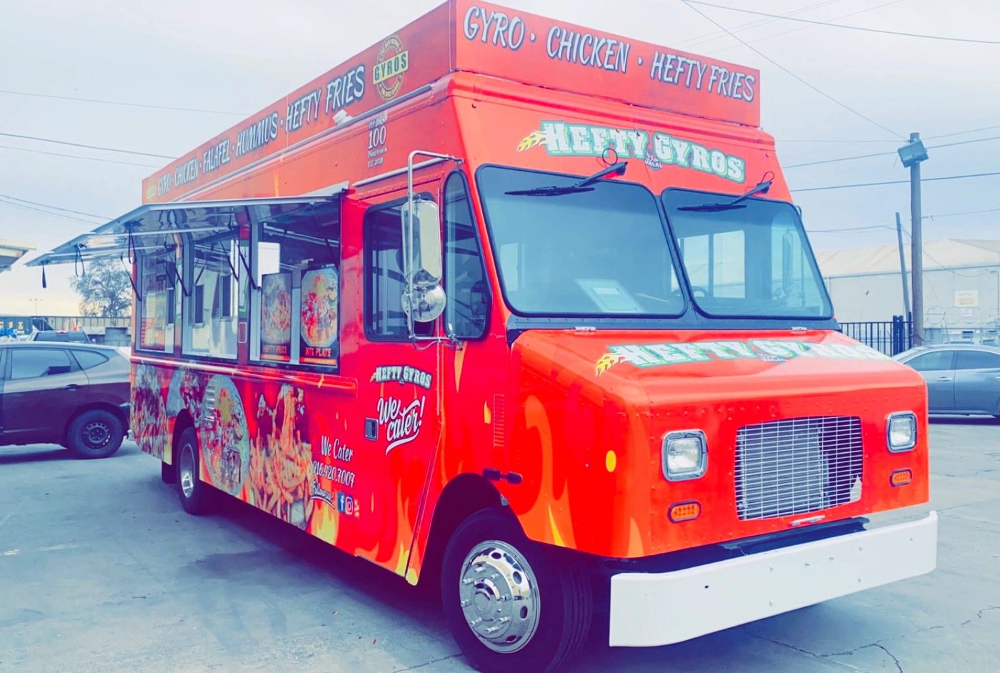Hefty Gyros at a wedding event